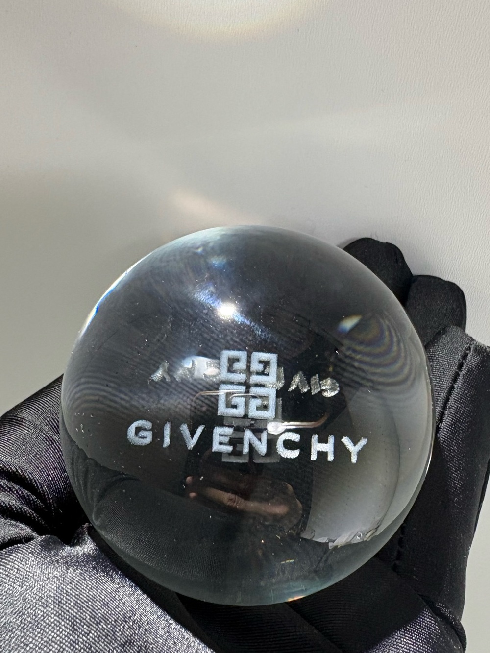 Givenchy Clear Glass Sphere